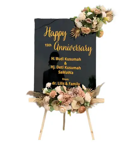 Papan Bunga Akrilik Muara Badak